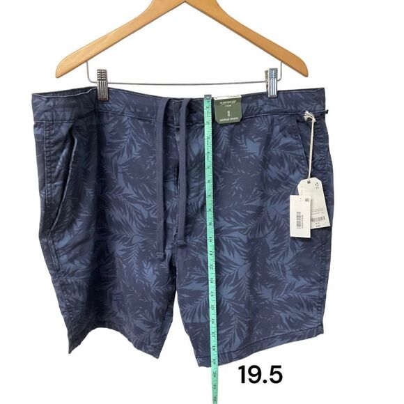 Mutual Weave Men’s Blue Tropical Chino Shorts - Picture 2 of 8